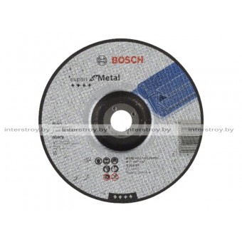 Круг отрезной 180х3.0x22.2 мм для металла вогнутый Expert BOSCH -3165140149389