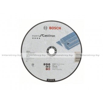 Круг отрезной 230х3.0x22.2 мм для чугуна Expert BOSCH -3165140027755