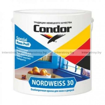 Краска Condor ВД-АК Nordweiss-30 TR 0.7 кг