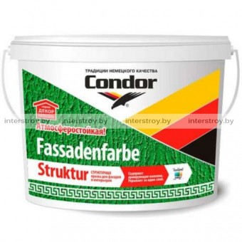 Краска Condor Fassadenfarbe-Struktur 0.2-0.5 15 кг