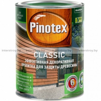 Пропитка Pinotex Classic 1 л Красное дерево