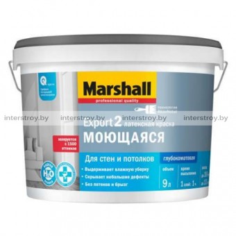 Краска MARSHALL Export-2 латексная глубокоматовая белая BW 2.5 л