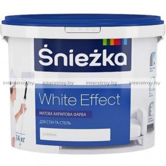 Краска Sniezka White Effect 10 л Белая
