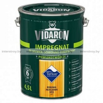 Пропитка для дерева Vidaron Impregnat 4.5 л V03 Белая акация