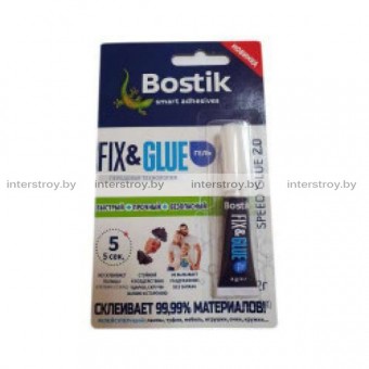 Клей секундный Bostik Fix & Glue Gel 2 г