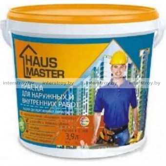 Краска MAV Haus Master для внутренних и наружных работ 5 л Белая