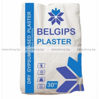 Штукатурка БелГипс Plaster защитно-отделочная белая гипсовая 30 кг