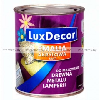 Эмаль LuxDecor 0.75 л Ванильный крем матовая