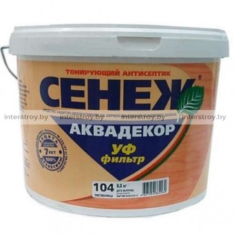 Антисептик Сенеж Аквадекор Х2-109 9 кг Орех