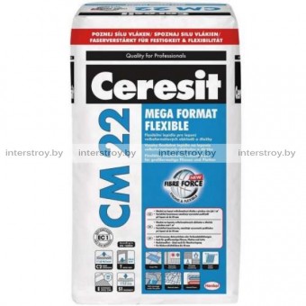 Клей для плитки Ceresit Mega Format Flexible СМ 22 25 кг