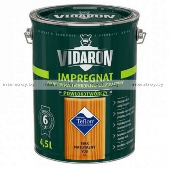 Пропитка для дерева Vidaron Impregnat 4.5 л V05 Тик натуральный