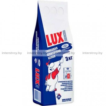 Шпатлевка Тайфун Lux гипсовая белая 3 кг