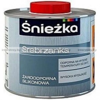 Эмаль Sniezka Srebrzanka термостойкая 0.5 л