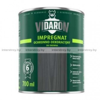 Пропитка для дерева Vidaron Impregnat 0.7 л V16 Серый антрацит
