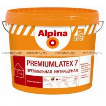 Краска Alpina Expert Premiumlatex 7 База 1 10 л Белая