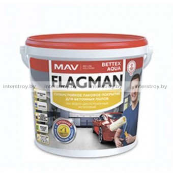 Лак MAV Flagman Bettex Aqua для бетонных и деревянных полов 3 л