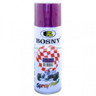 Краска аэрозольная Bosny Acrylic BS45 Violet 400 мл Фиолетовая