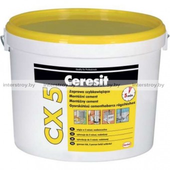 Быстротвердеющая монтажная смесь Ceresit СХ 5 2 кг