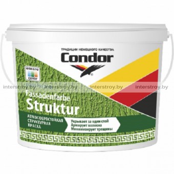 Краска Condor Fassadenfarbe-Struktur 0.2-0.5 7.5 кг