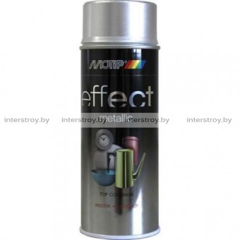 Краска Motip Deco металлик-эффект 400 мл серебристый алюминий
