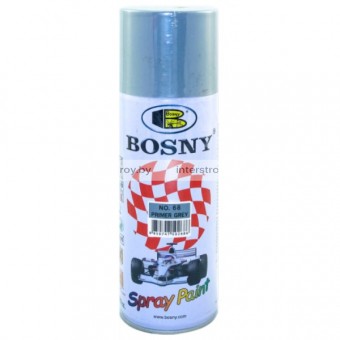 Краска аэрозольная Bosny Acrylic BS17 Rk grey 400 мл Темно-серая