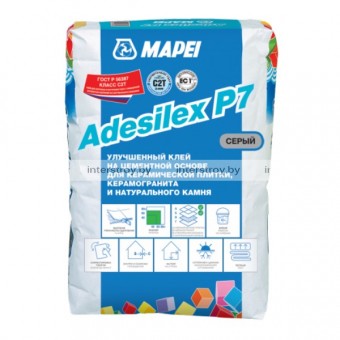 Клей для плитки Mapei Adesilex P7 Grey 25 кг