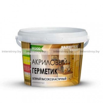 Герметик акриловый Farbitex Profi 3 кг орех