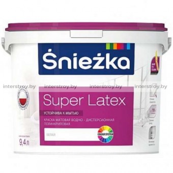 Краска Sniezka Super Latex 4.7 л Белая